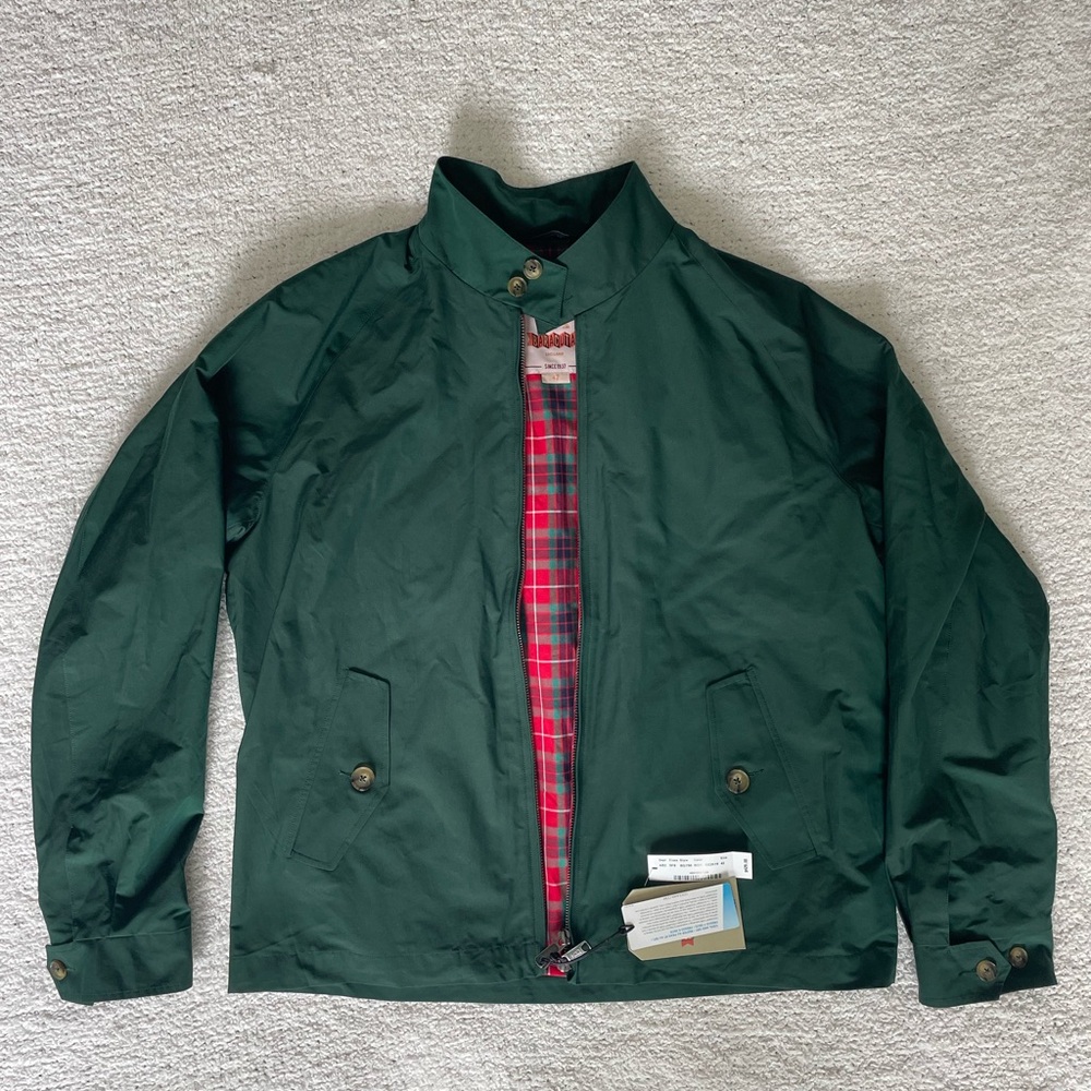 Baracuta Men’s Jacket, NWT, Green / Tartan, Size 42, Made in England